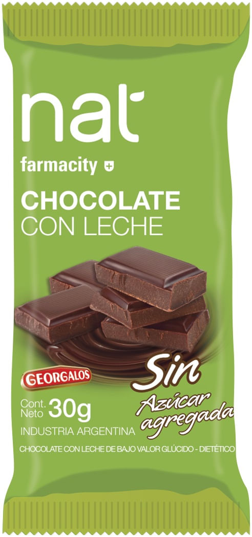 Chocolate Sin Azucar 30 gr
