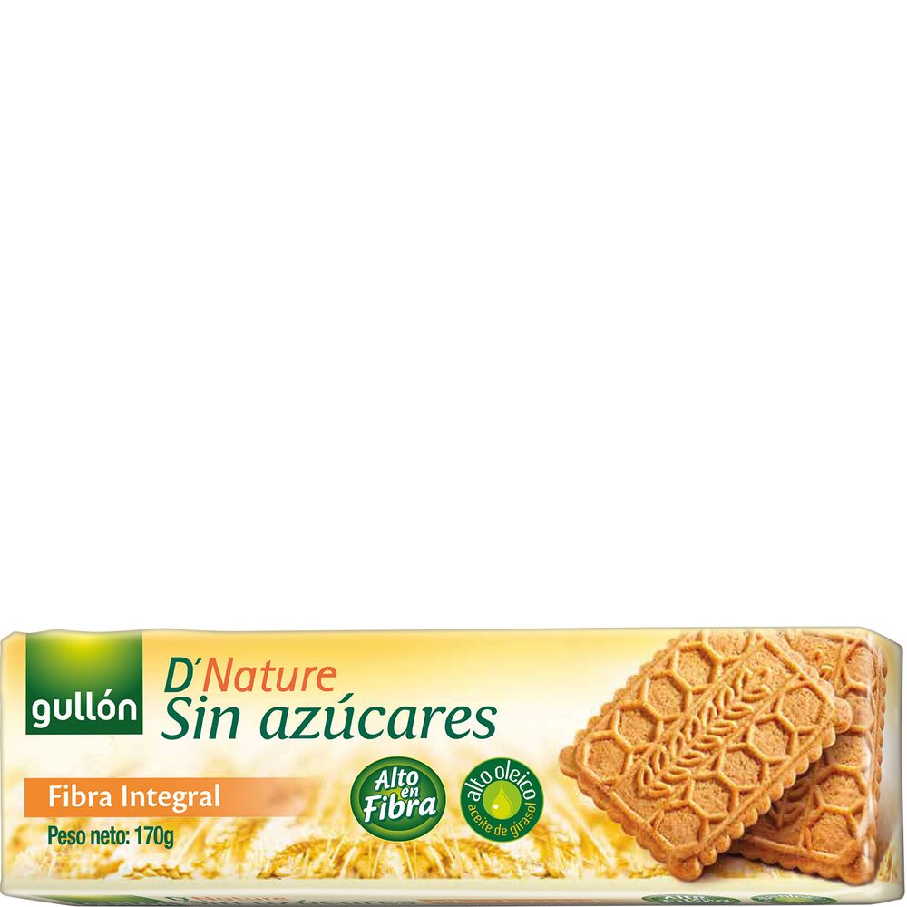 Galletitas Gullon Fibra Diet Nature Sin Azucar X 170 Gr Farmacityar