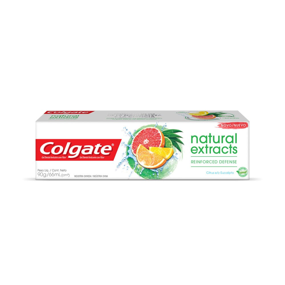 crema dental colgate natural extracts