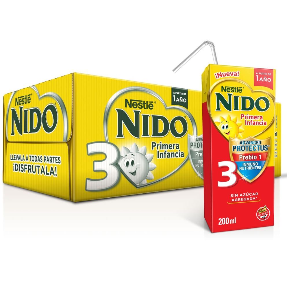 Leche Nido 3 Liquida 24 Un X 0 Ml Farmacityar