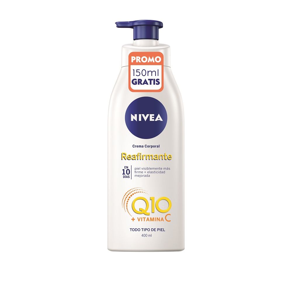 Crema Corporal Nivea Reafirmante Q10 x 400 ml - farmacityar crema bronceadora nivea q10