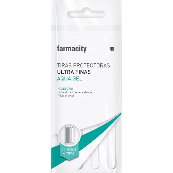 Tiras protectoras Farmacity Ultrafina Gel x 4 Un