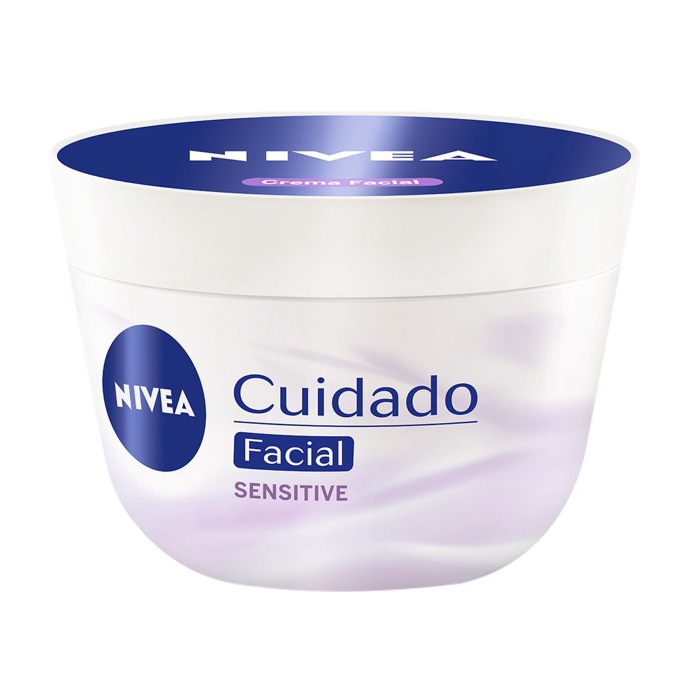 Crema facial Nivea Cuidado Sensitive x 50 Ml - farmacityar crema autobronceadora nivea