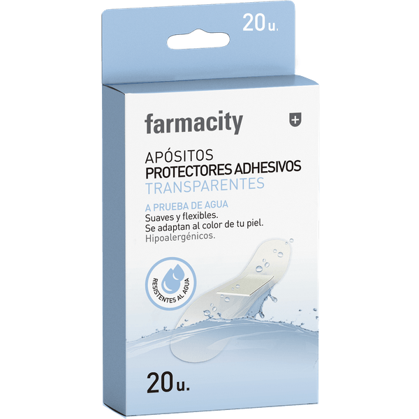 Apósito Protectores Adhesivos Farmacity Transparentes x 20 un