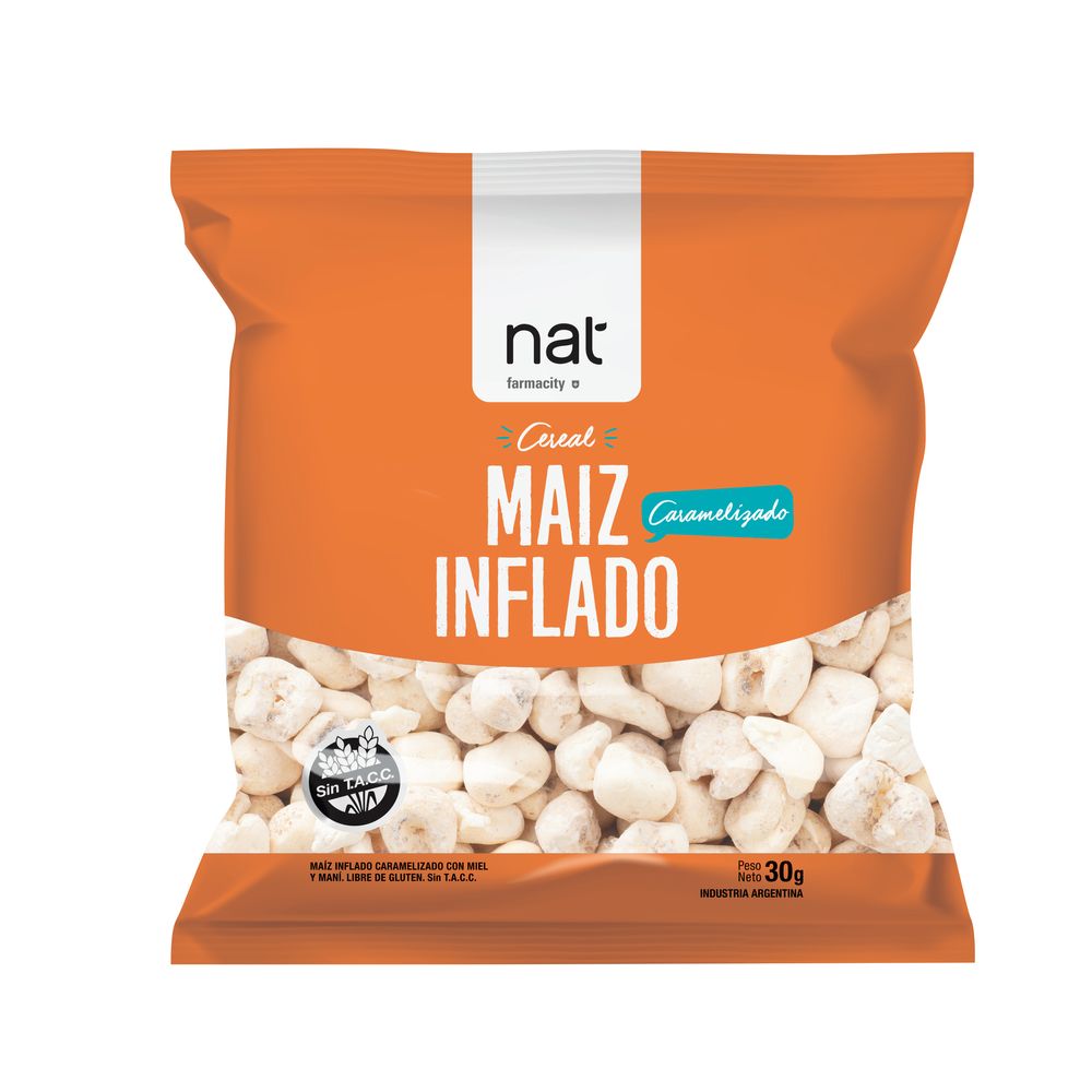 Maíz Inflado Nat Acaramelado x 30 g - farmacityar