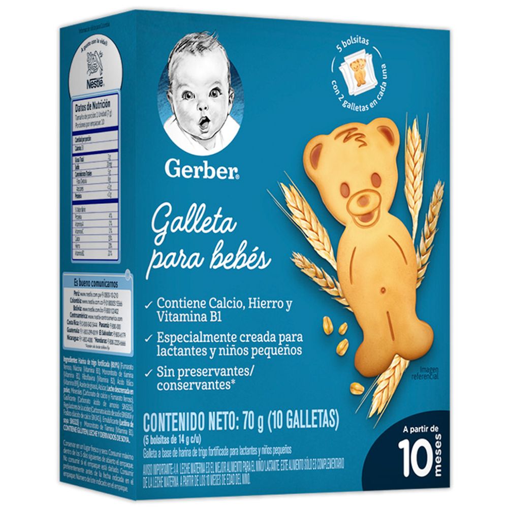 Galleta Gerber Para Bebes X 70 G Farmacityar
