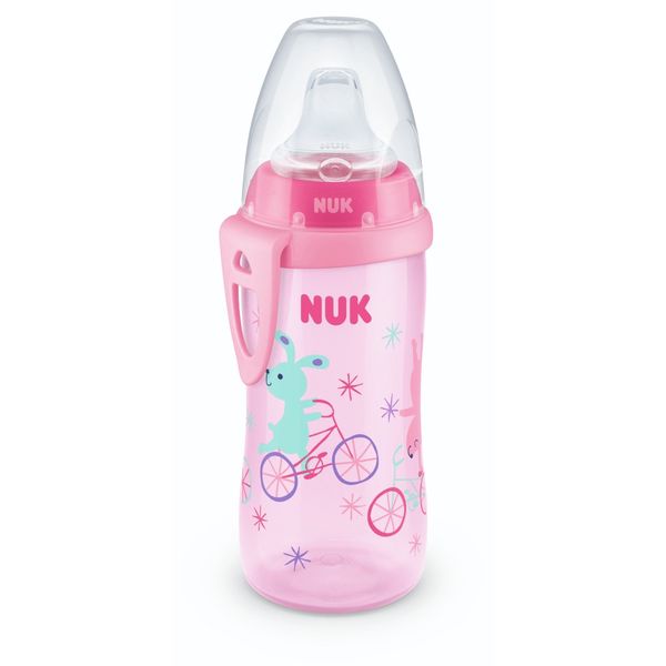 NUK Flexi Cup 300ml - Bicchiere Con Cannuccia Silicone Antigoccia Per Bambini - Foto 8