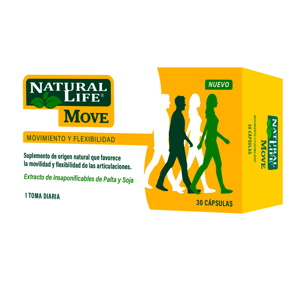 Suplemento Dietario Natural Life Move x 30 cápsulas - farmacityar