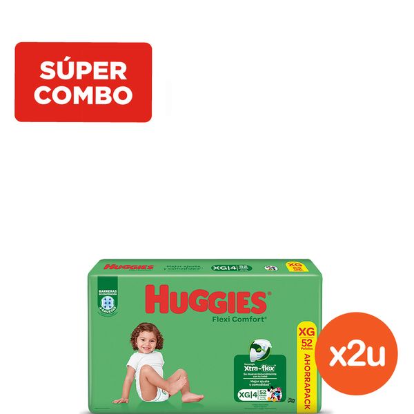 combo-panales-huggies-flexi-comfort-talle-xg-x-52-un-x-2-un
