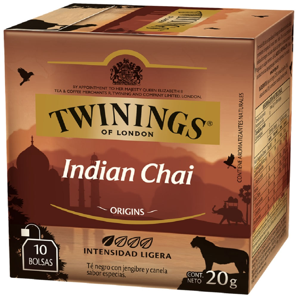 Té Twinings India Chai x 10 saquitos farmacityar