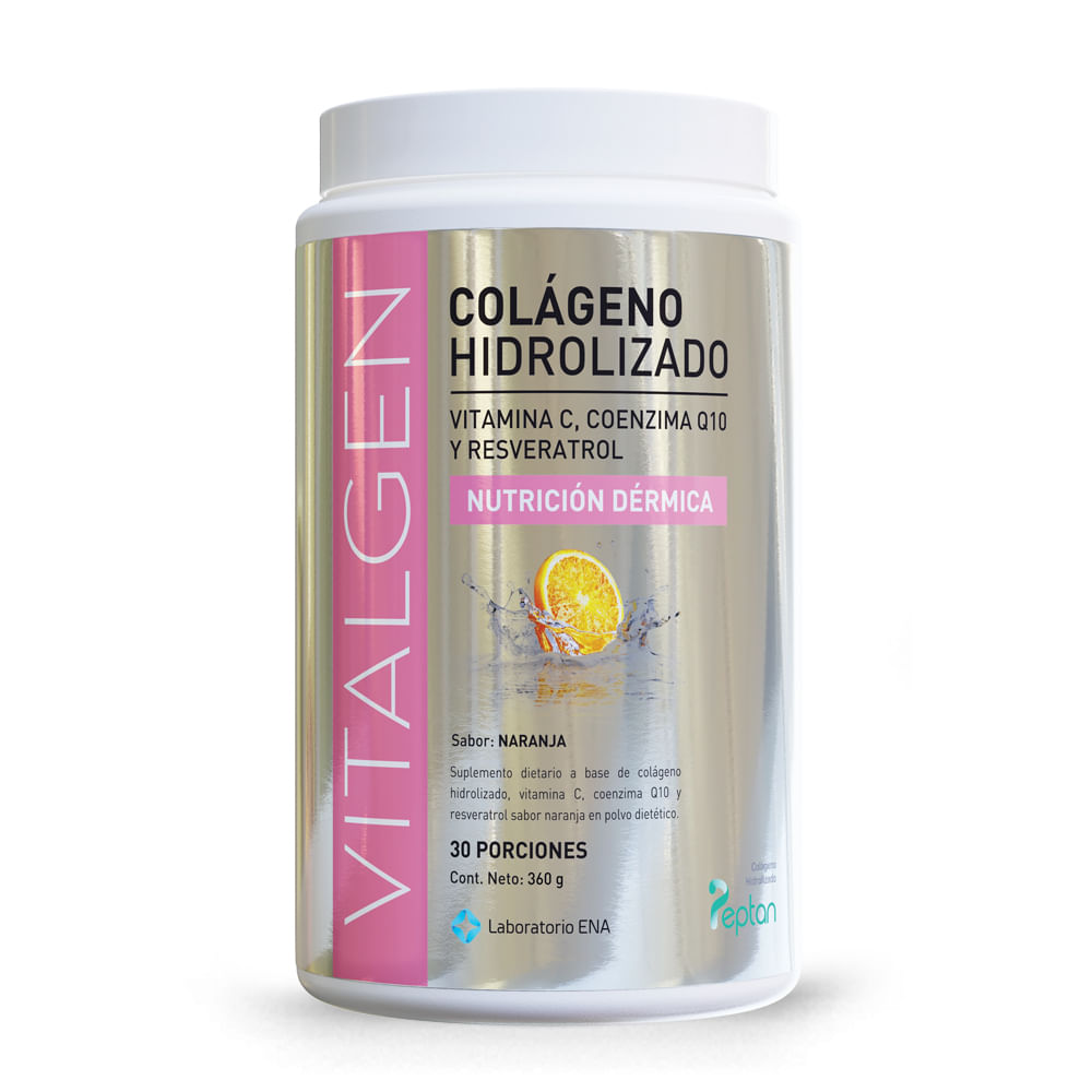 Suplemento Dietario Vitalgen Colageno Hidrolizado Naranja x 360 g