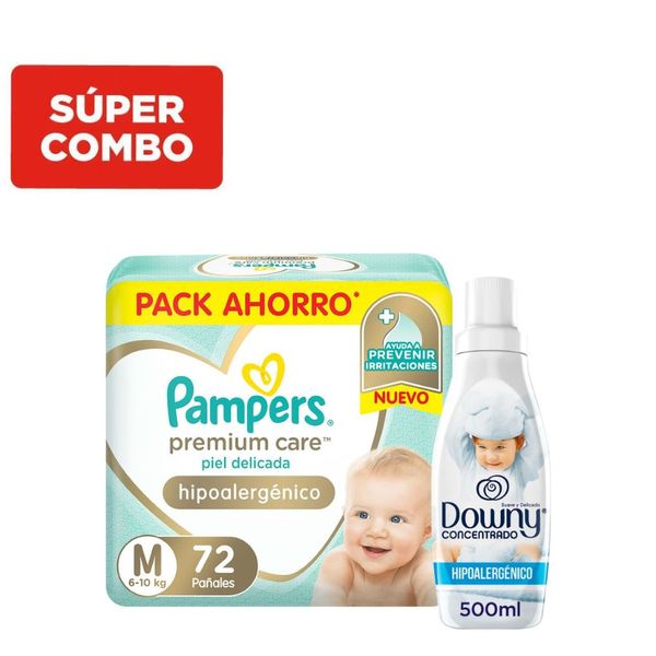 combo-panales-pampers-premium-care-downy