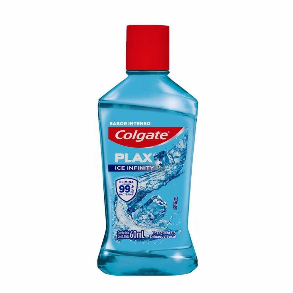 Enjuague Bucal Colgate Plax Ice Infinity x 60 ml - farmacityar