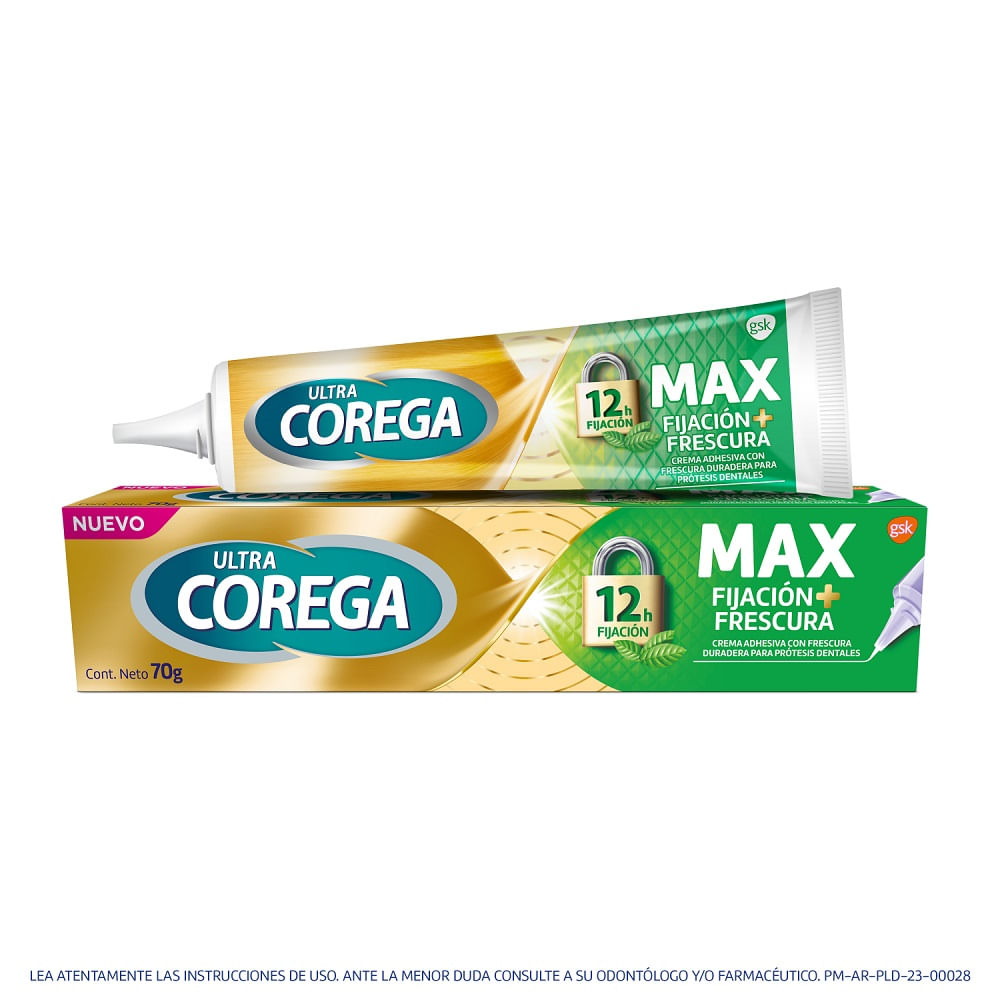 Crema Adhesiva Ultra Corega Max Menta x 70 g - farmacityar