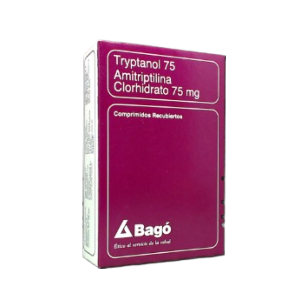 Tryptanol 75 mg Amitriptilina x 30 Comp