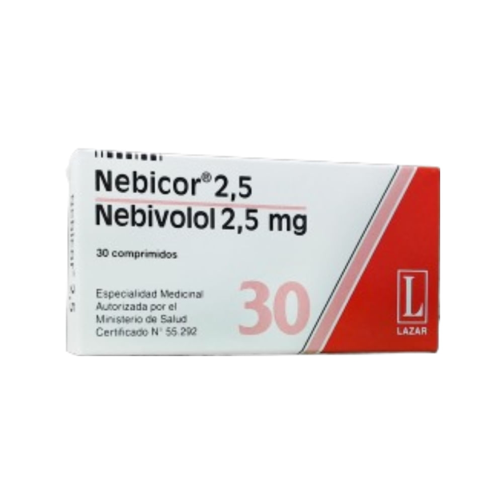 Nebicor 2,5 mg Nebivolol x 30 Comp