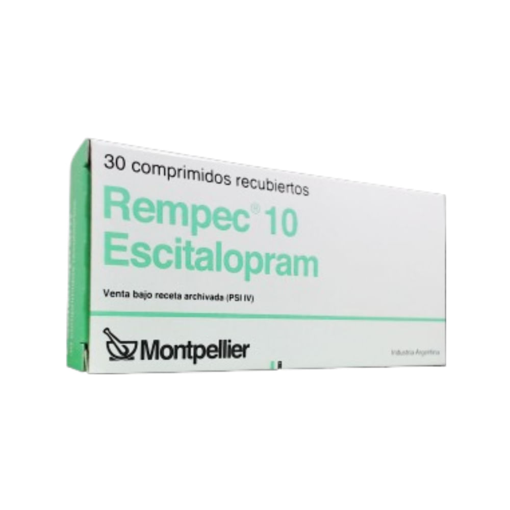 Rempec Escitalopram 10 mg x 30 Comp