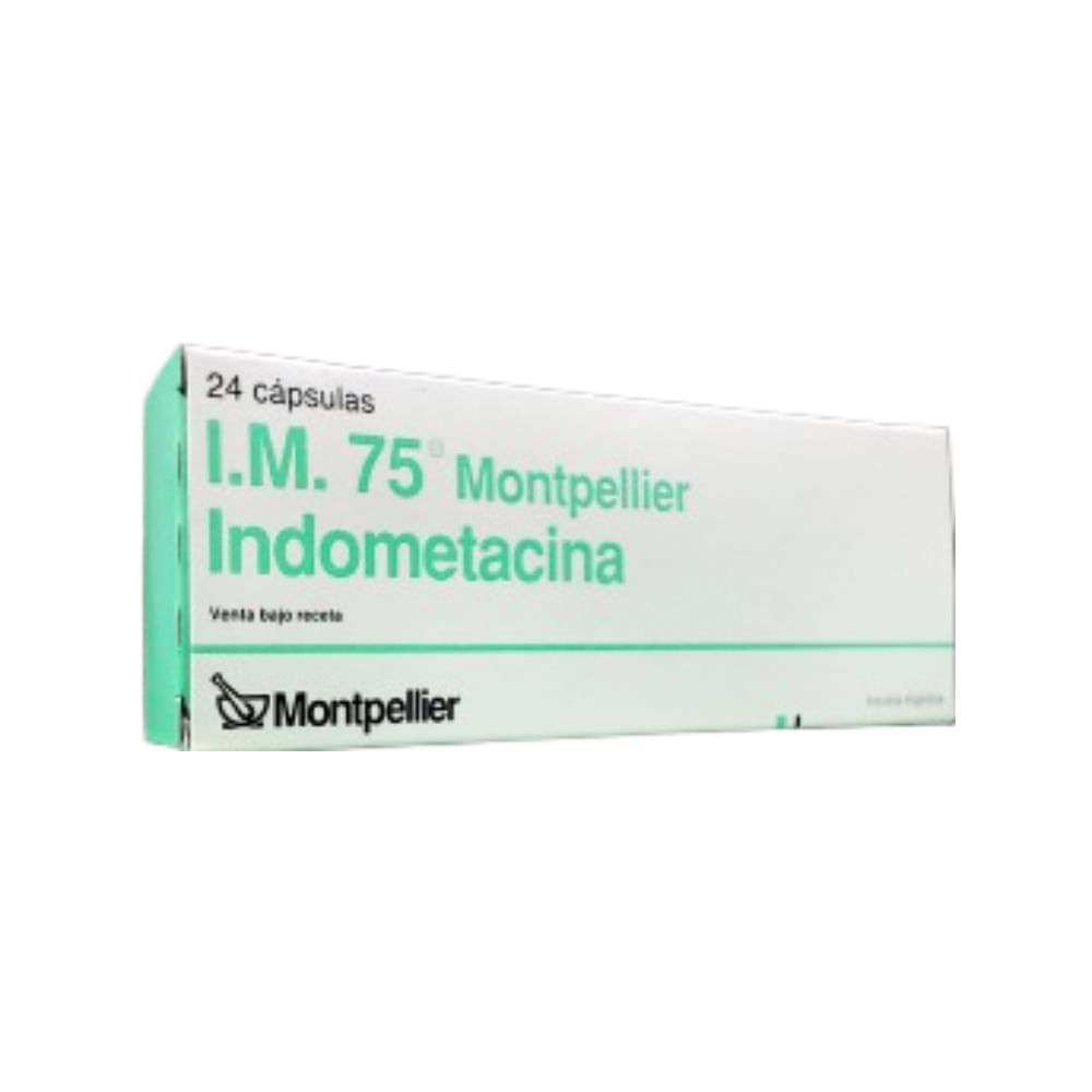 Im 75 Montpellier Indometacina x 24 Cápsulas