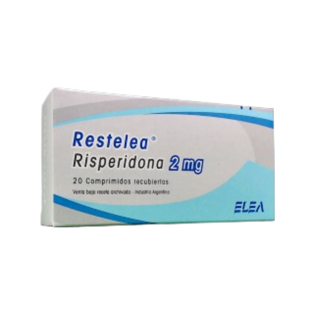 Restelea 2 mg Risperidona x 20 Comp